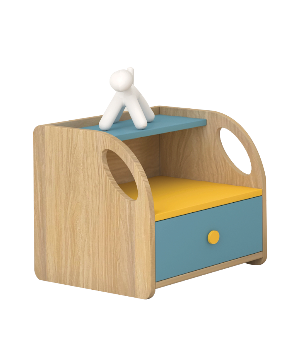 Functional Elegance - Enhancing Bedside Comfort with the Loom Side Table and Versatile Kids’ Storage